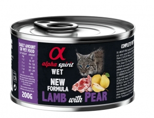 ALIMENTO HMEDO DE CORDERO CON PERA PARA GATOS 200GR
