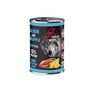 ALIMENTO ALPHA SPIRIT HMEDO DE SALMN CON PIA (400gr)